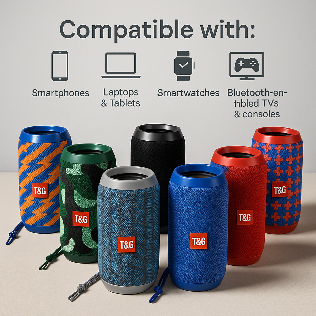 Portable Bluetooth and Wireless Speaker