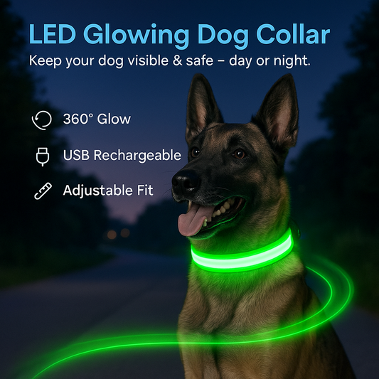 LED Glowing Dog Collar