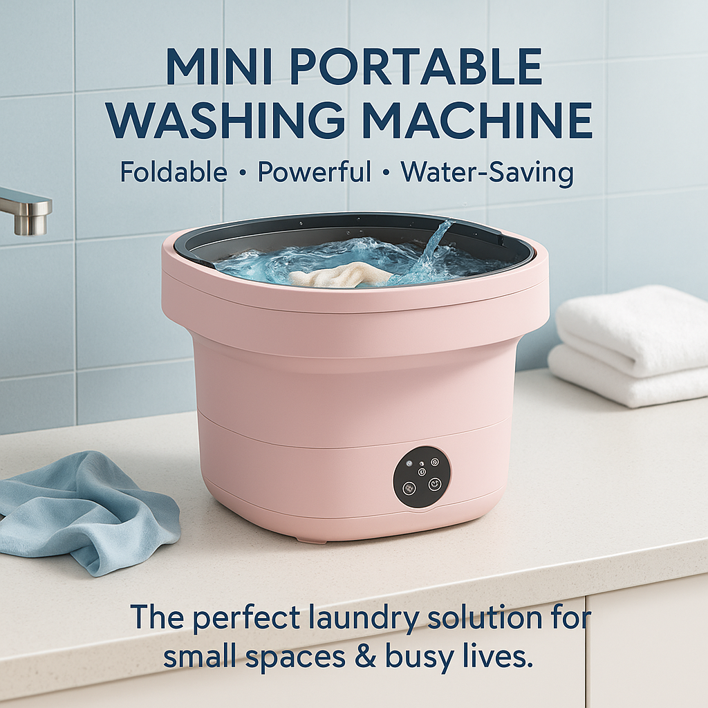 Mini Portable Foldable Washing Machine