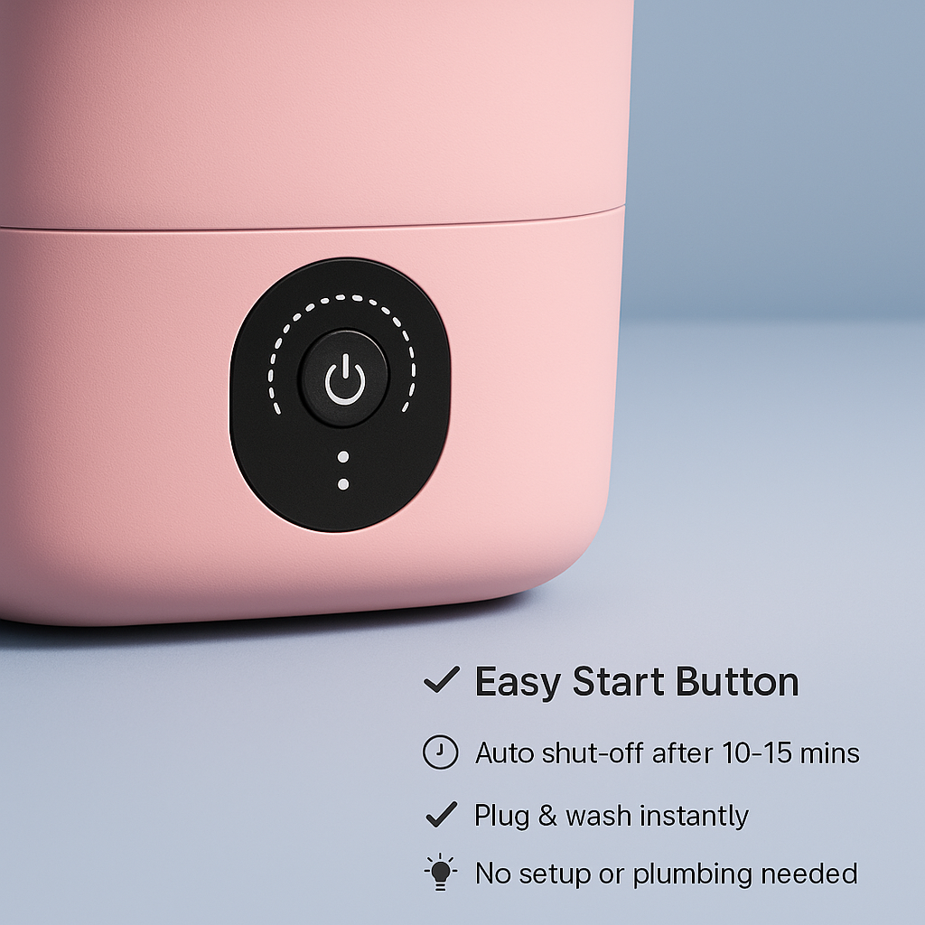 Mini Portable Foldable Washing Machine
