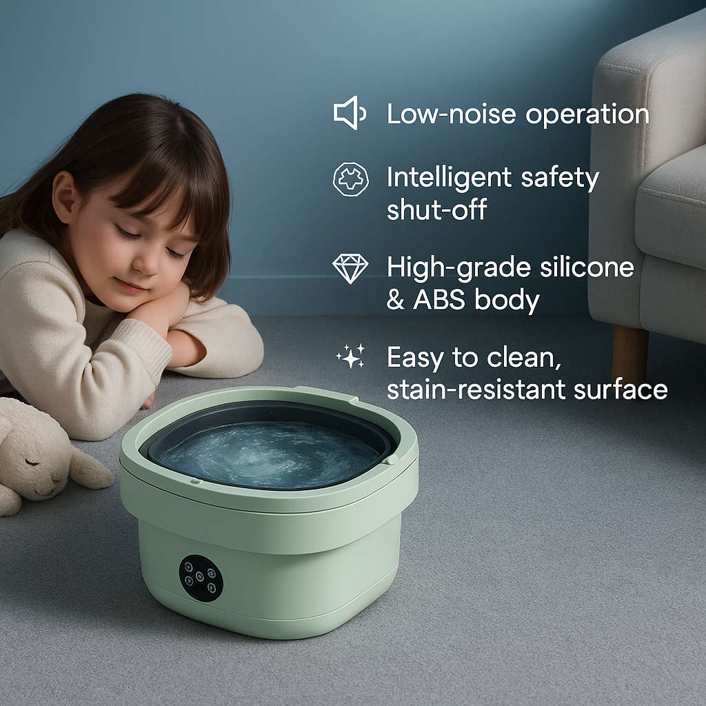 Mini Portable Foldable Washing Machine