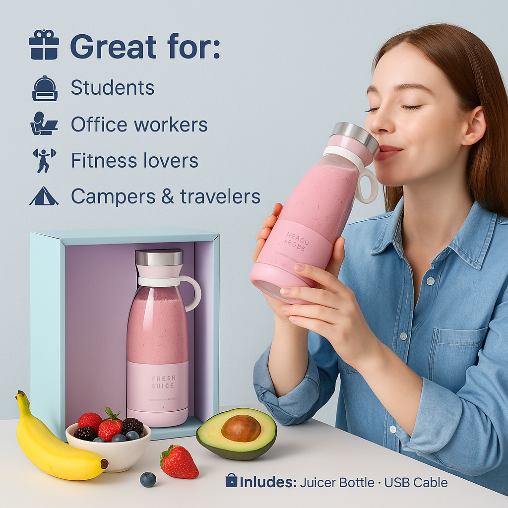 Portable Mini Juicer and Blender Bottle