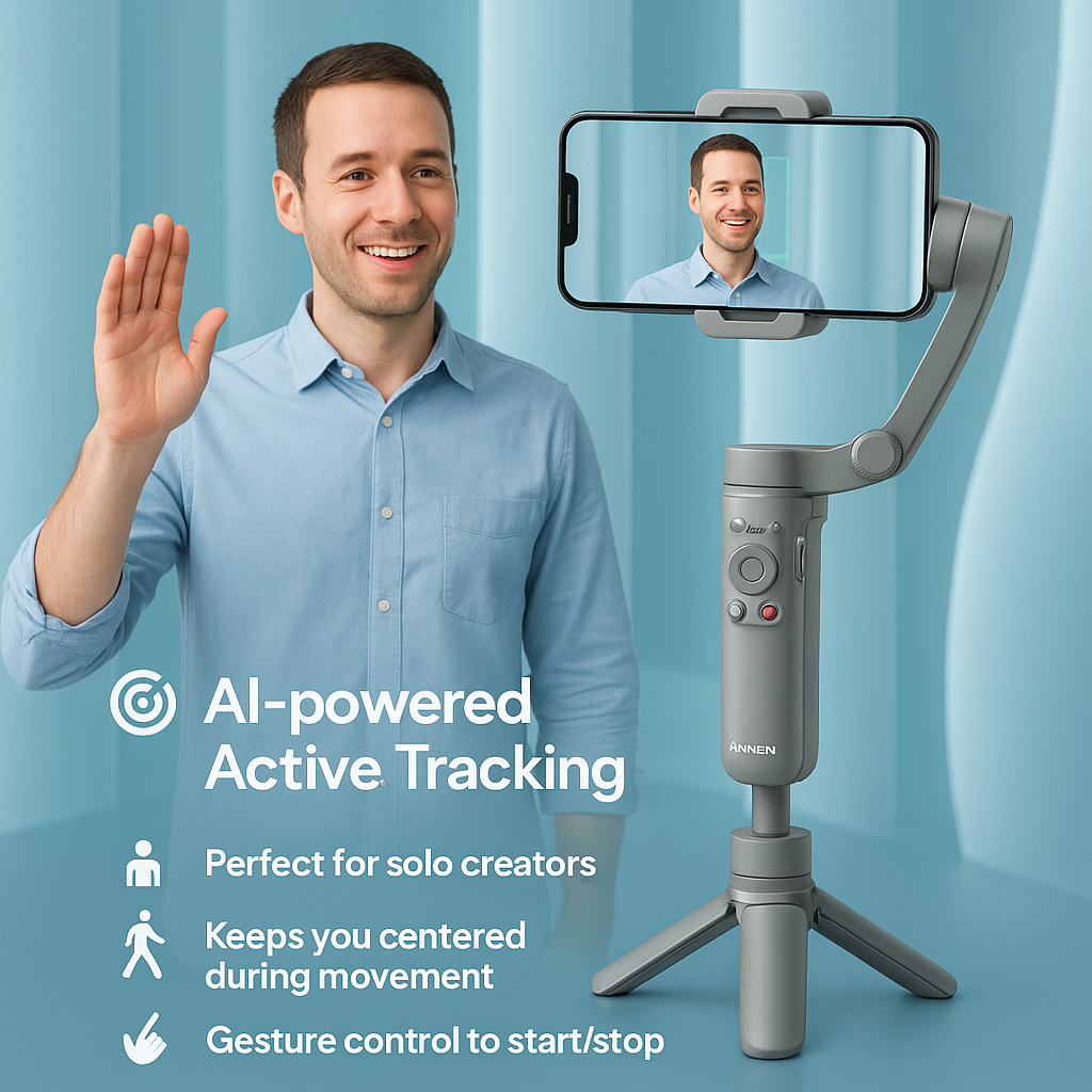 Professional 3-Axis iPhone and Smartphone Gimbal Stabilizer