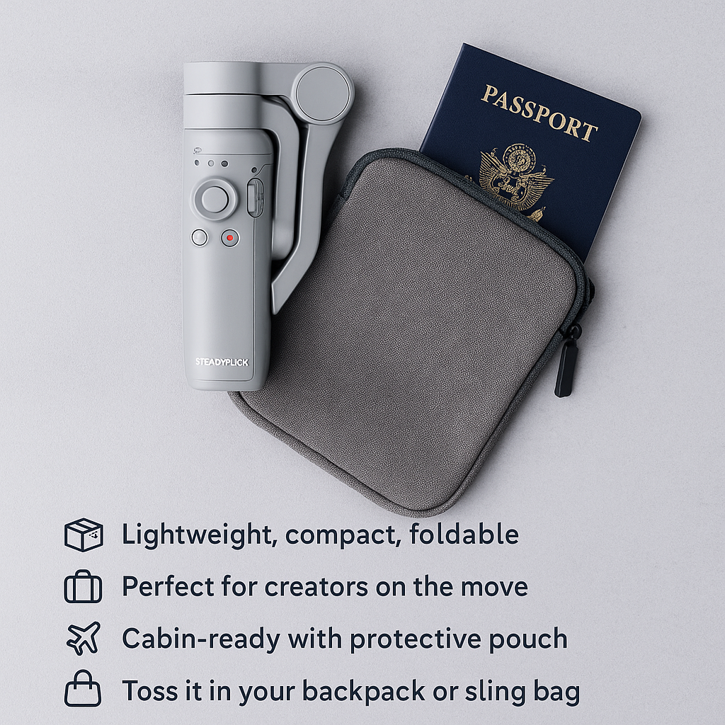 Professional 3-Axis iPhone and Smartphone Gimbal Stabilizer