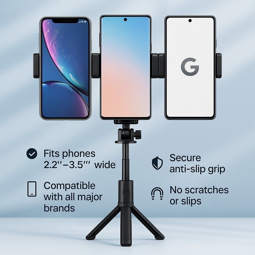 Extendable Wireless Selfie Stick Tripod with Remote