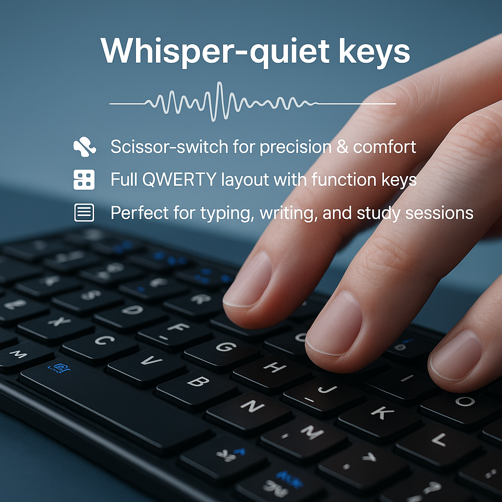 Universal Wireless Bluetooth Keyboard with Touchpad