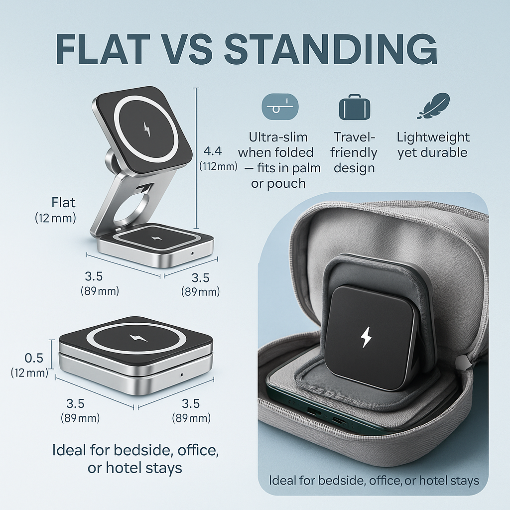 Tri-Fusion Wireless Charger Station