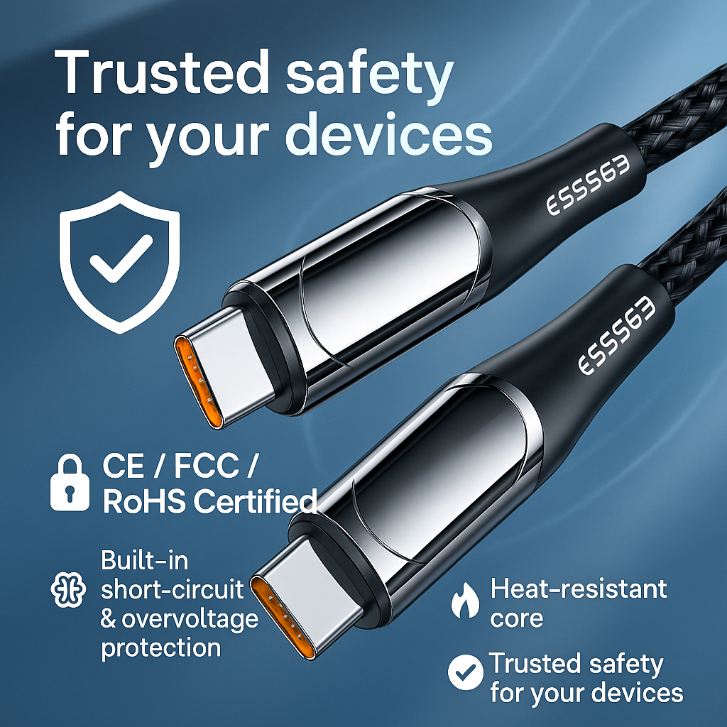 Turbo 100W Type C Super Fast Charging Cable