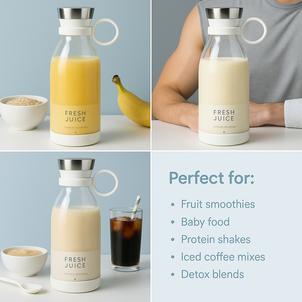 Portable Mini Juicer and Blender Bottle
