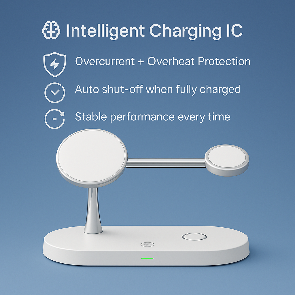 MagSwirl: The 3 in 1 Wireless Magsafe Charger