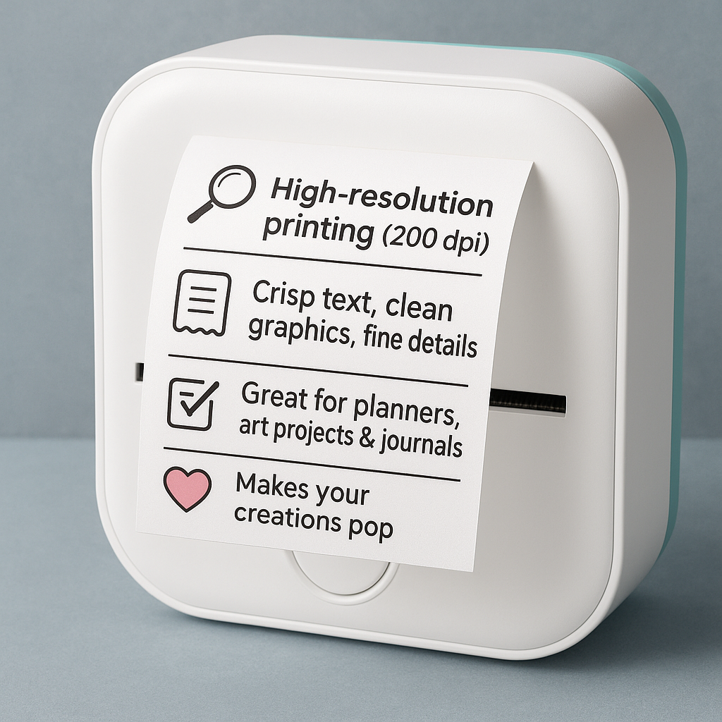 Mini Inkless Sticker Printer