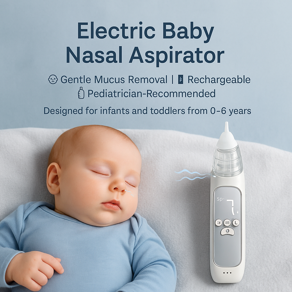 Electric Baby Nasal Aspirator – Safe & Effective Mucus Relief for Infants & Toddlers