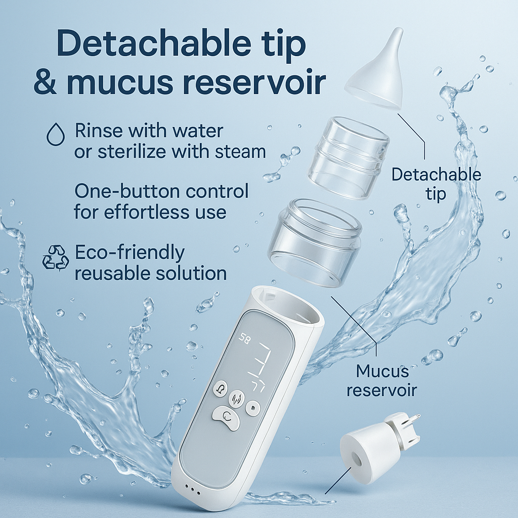 Electric Baby Nasal Aspirator – Safe & Effective Mucus Relief for Infants & Toddlers