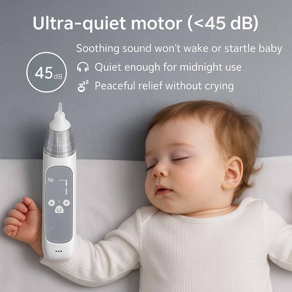 Electric Baby Nasal Aspirator – Safe & Effective Mucus Relief for Infants & Toddlers