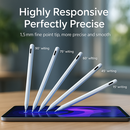 Universal Stylus Pen for iOS, Android & Windows – Fast Charging, Anti-Roll, Magnetic Tip, High Precision Drawing Tool