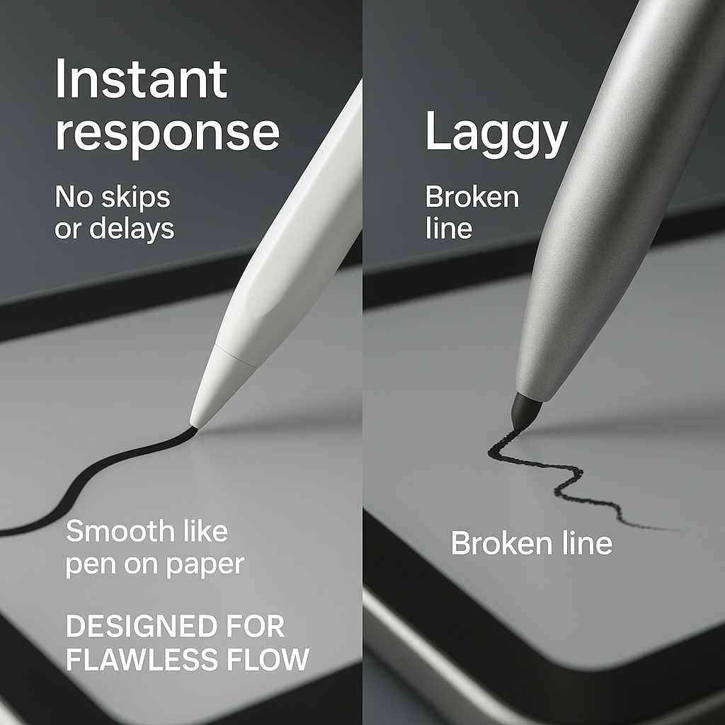 Universal Stylus Pen for iOS, Android & Windows – Fast Charging, Anti-Roll, Magnetic Tip, High Precision Drawing Tool