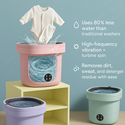 Mini Portable Foldable Washing Machine