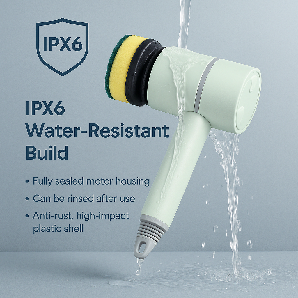 Multi-functional Handheld Electric Dishwashing Brush