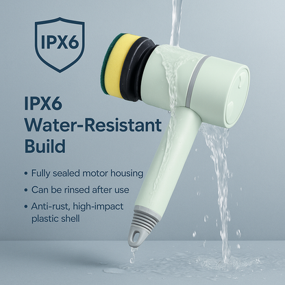 Multi-functional Handheld Electric Dishwashing Brush