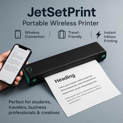 JetSetPrint- The Portable wireless printer