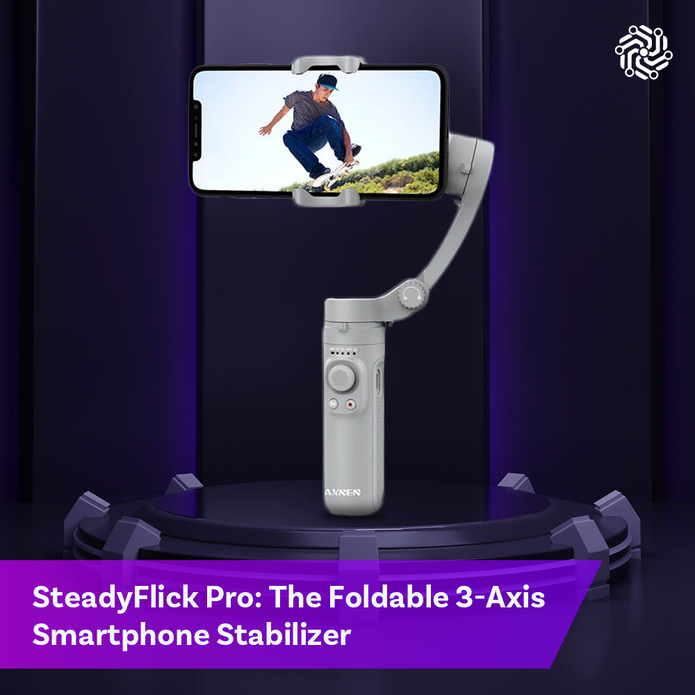 Foldable 3-Axis Smartphone Stabilizer