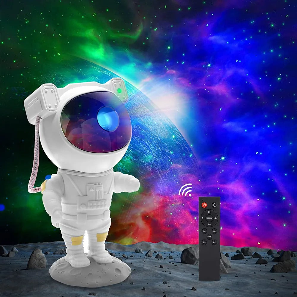 CosmicVoyager: Astronaut Nebula Star Projector - Technoleep