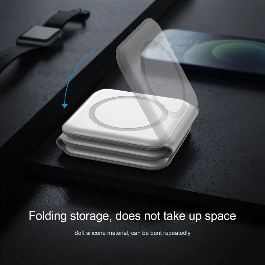 ProFoldMax: The Ultimate 3-in-1 Foldable Wireless Charger - Technoleep