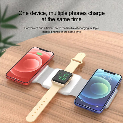 ProFoldMax: The Ultimate 3-in-1 Foldable Wireless Charger - Technoleep
