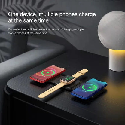 ProFoldMax: The Ultimate 3-in-1 Foldable Wireless Charger - Technoleep
