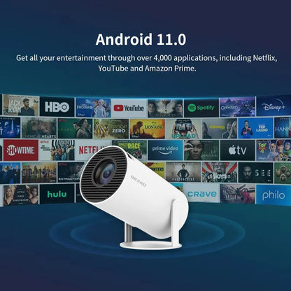 Mini portable projector with Android