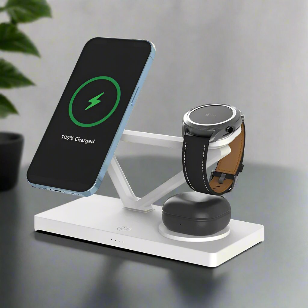 3 in 1 wireless charger station