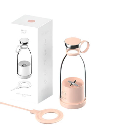 Pink Mini Portable Juicer