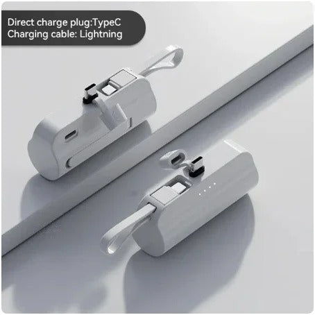 White color small portable power bank