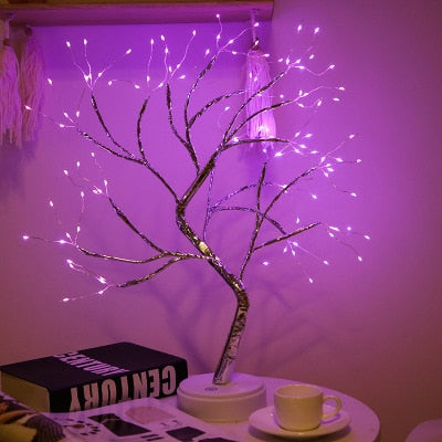 Mini Christmas Tree with Lights for Table